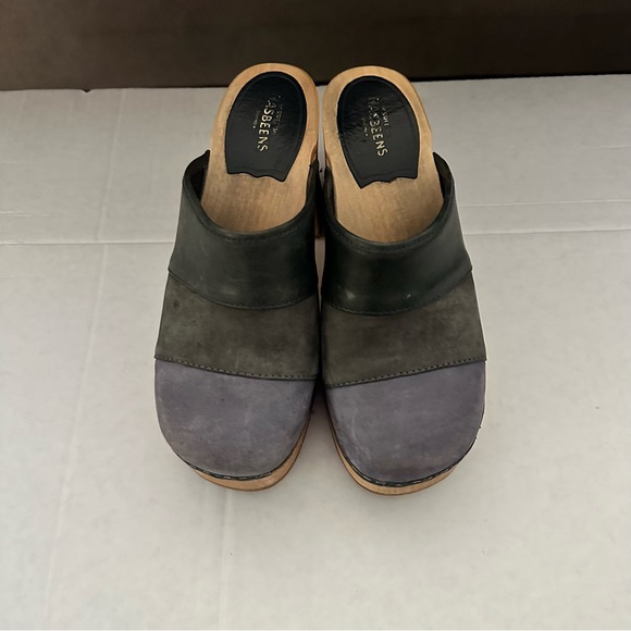 Swedish Hasbeens color block clogs - Picture 3 of 8